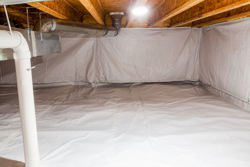 Waterproofed Crawlspace